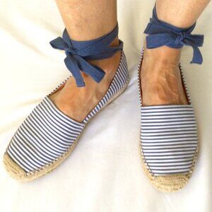 J. Crew Striped Espadrilles Sz 8.5